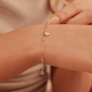 Insignia Sterling Silver Drop Bracelet with Topaz