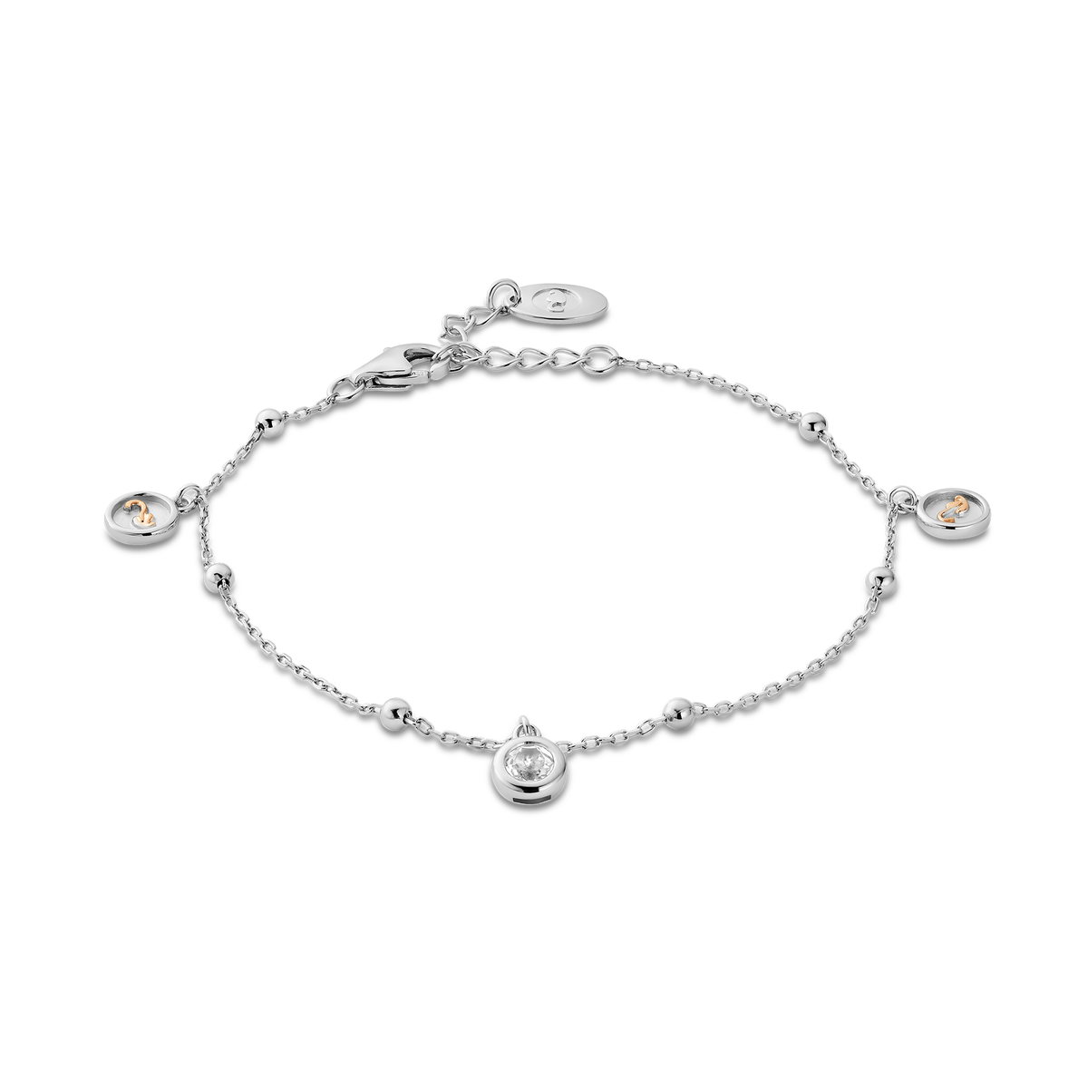 Insignia Sterling Silver Drop Bracelet with Topaz
