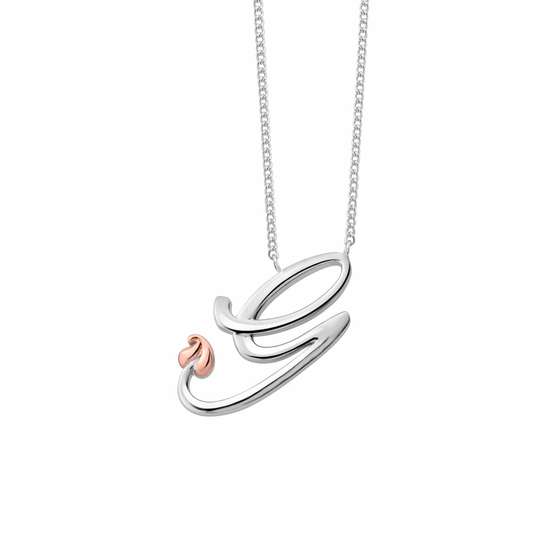 Tree of Life® Initials Silver Necklace – Letter G