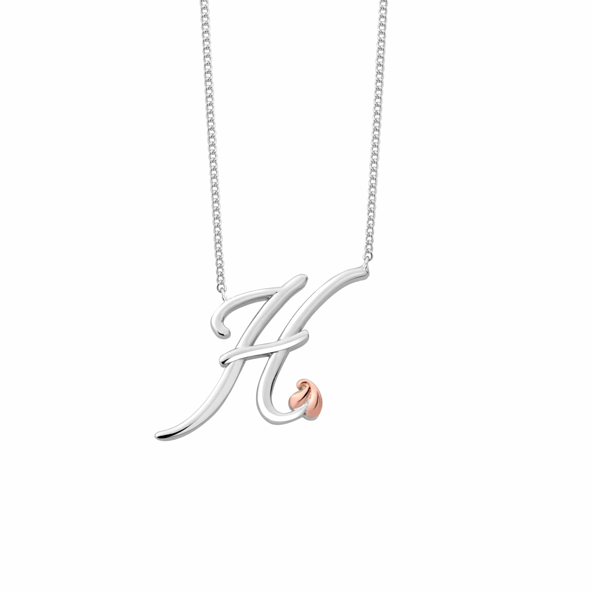 Initial Necklaces | Alphabet Jewellery | Letter H Necklace - Completedworks  | Completedworks