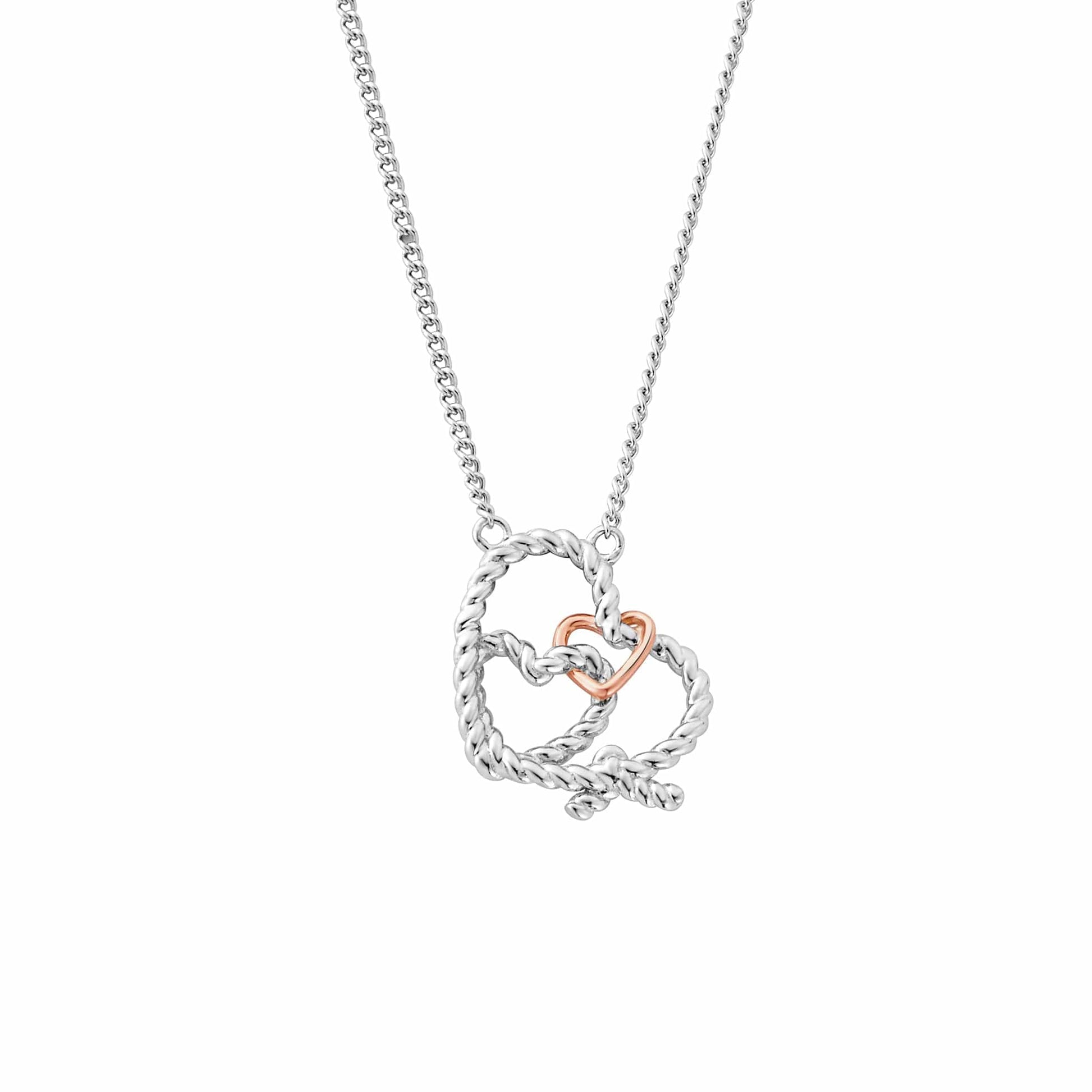 Forever Yours Sterling Silver Bound Necklace