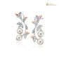 Lily of the Valley Silver and Pearl Drop Earrings
