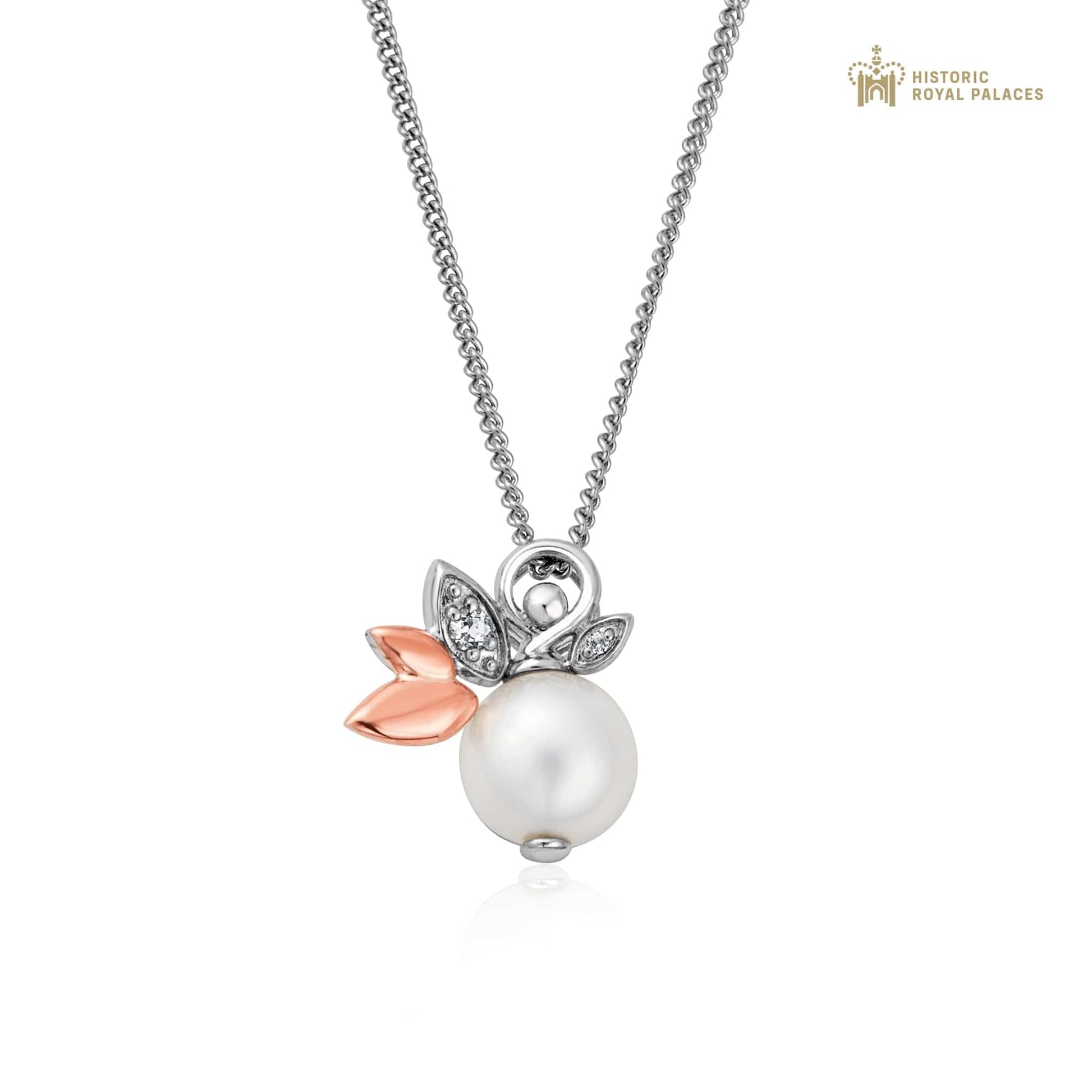 Lily of the Valley Single Pearl Pendant