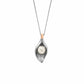 Nature's Wonder Sterling Silver Oyster Shell Pendant with Pearl