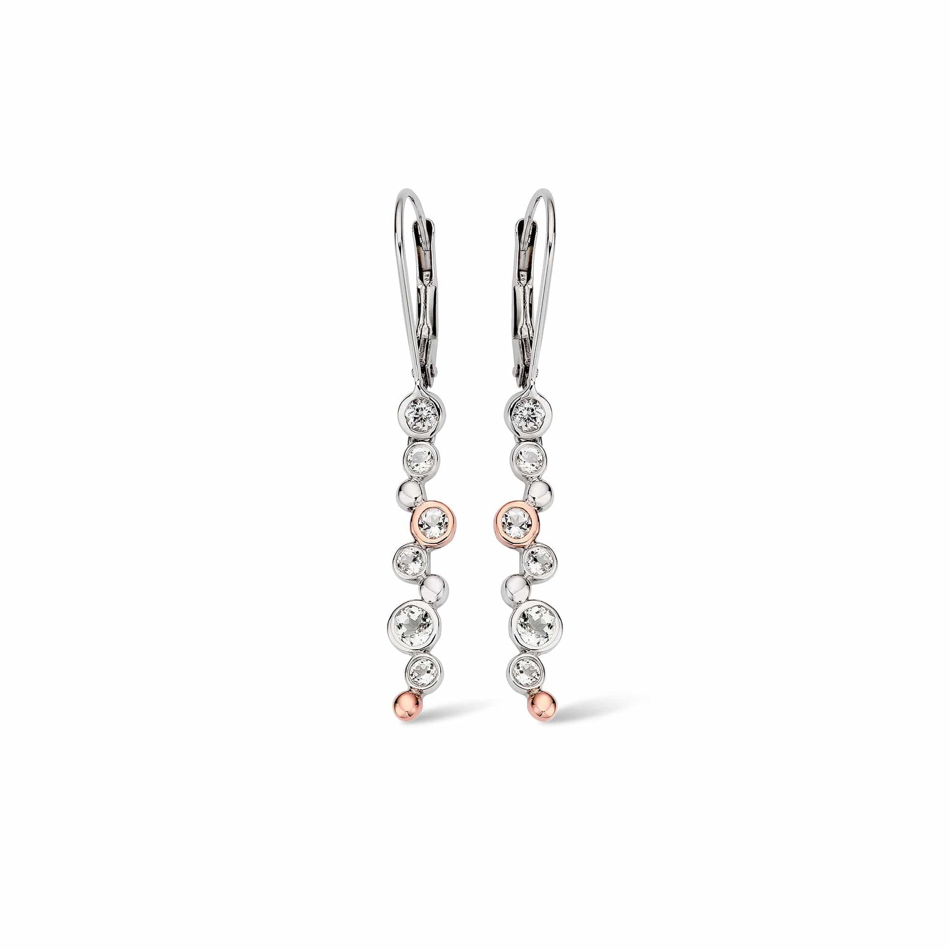 Clogau® Celebration Silver Drop Earrings