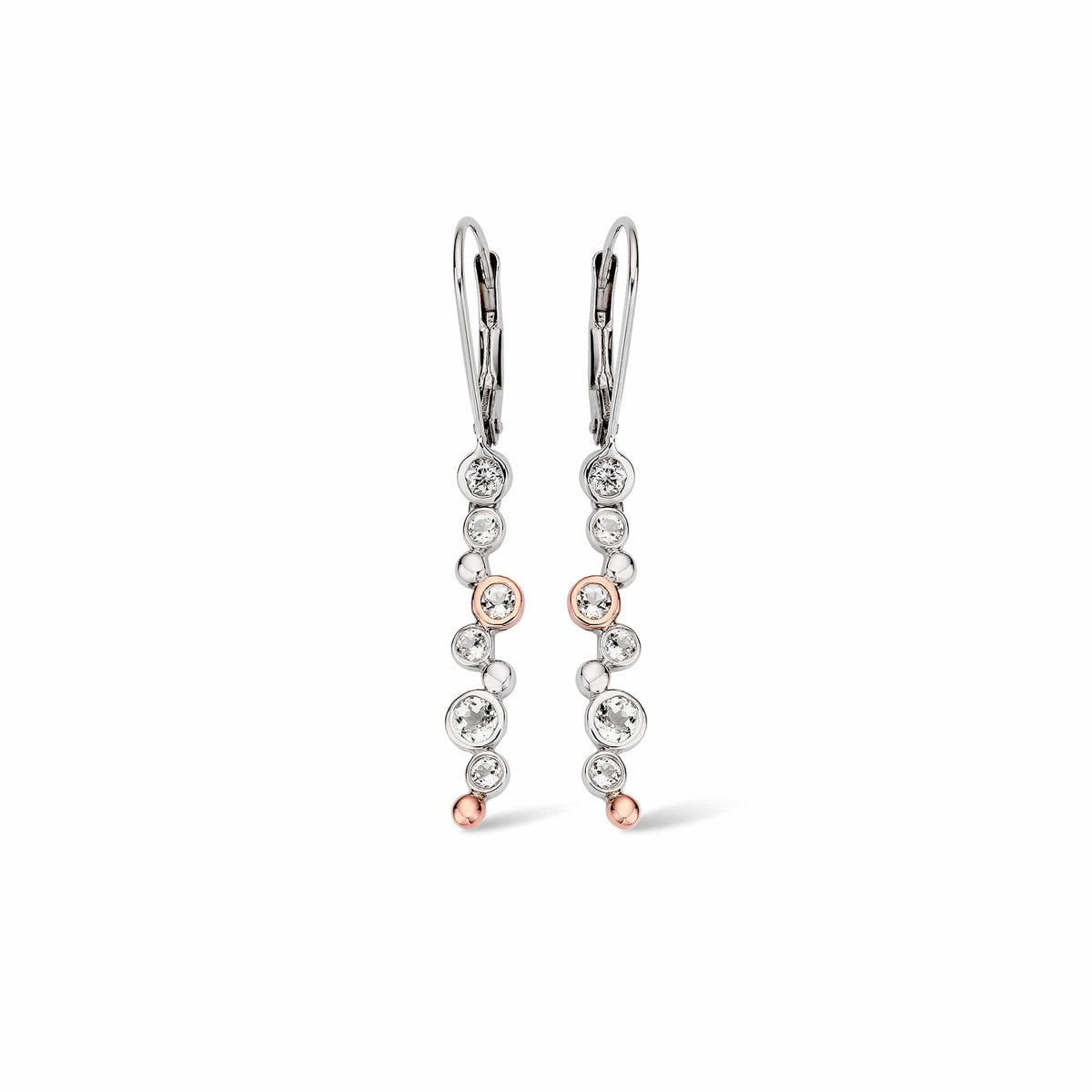 ® Celebration Sterling Drop Earrings Topaz