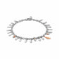 Royal Clogau® Sterling Silver Oak Leaf Bracelet with Topaz