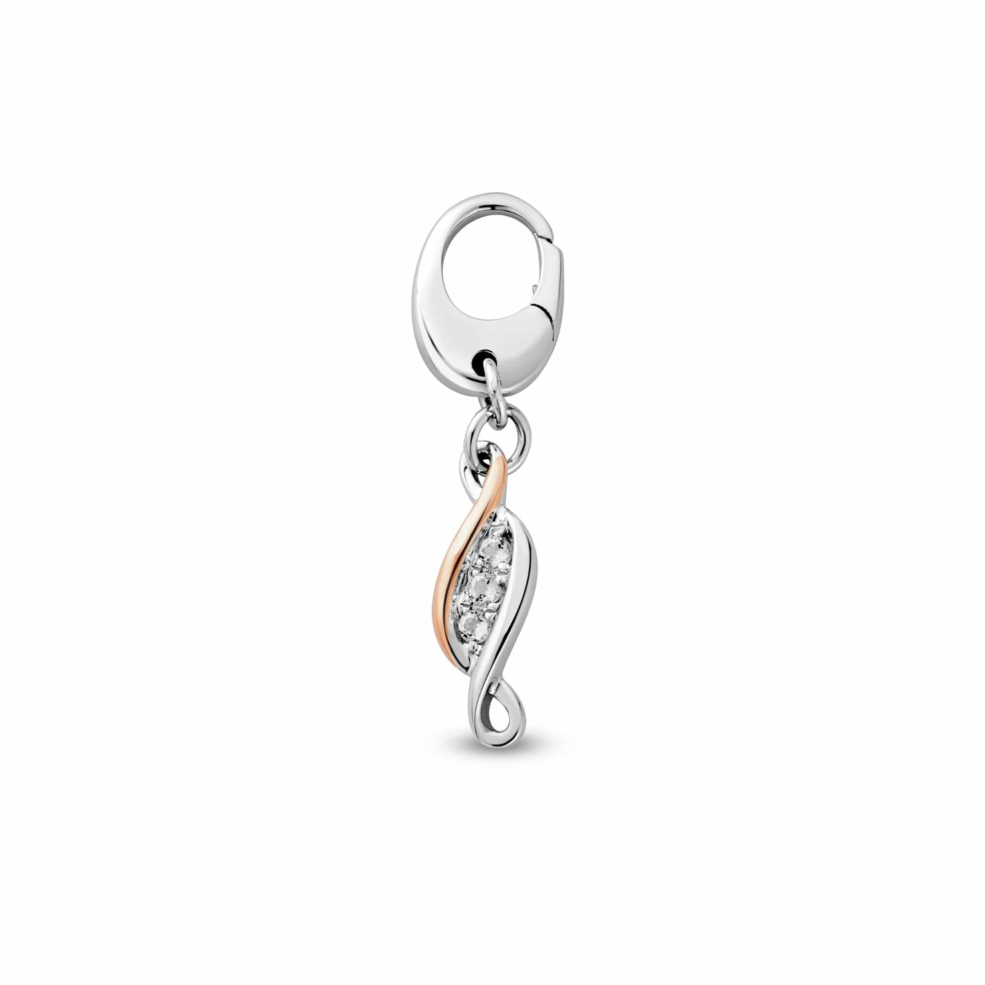 Insignia Sterling Silver Past Present Future® Charm with Topaz