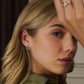 Past Present Future® Sterling Silver Heart Earrings with Topaz