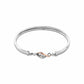 Past Present Future® Sterling Silver Bangle with Topaz