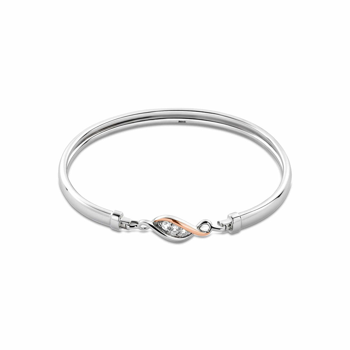Past Present Future® Sterling Bangle Topaz