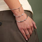 Past Present Future® Sterling Silver Bangle with Topaz