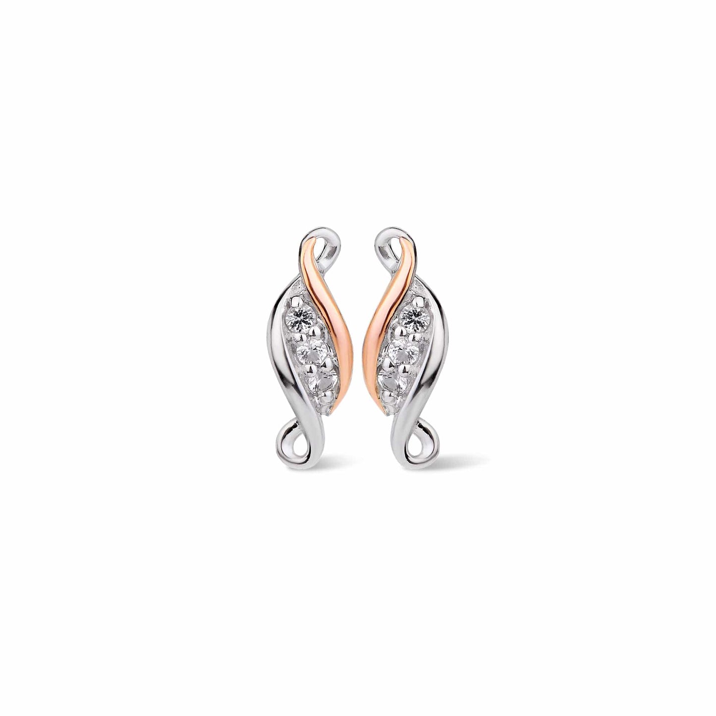 Past Present Future® Sterling Silver Earrings with Topaz