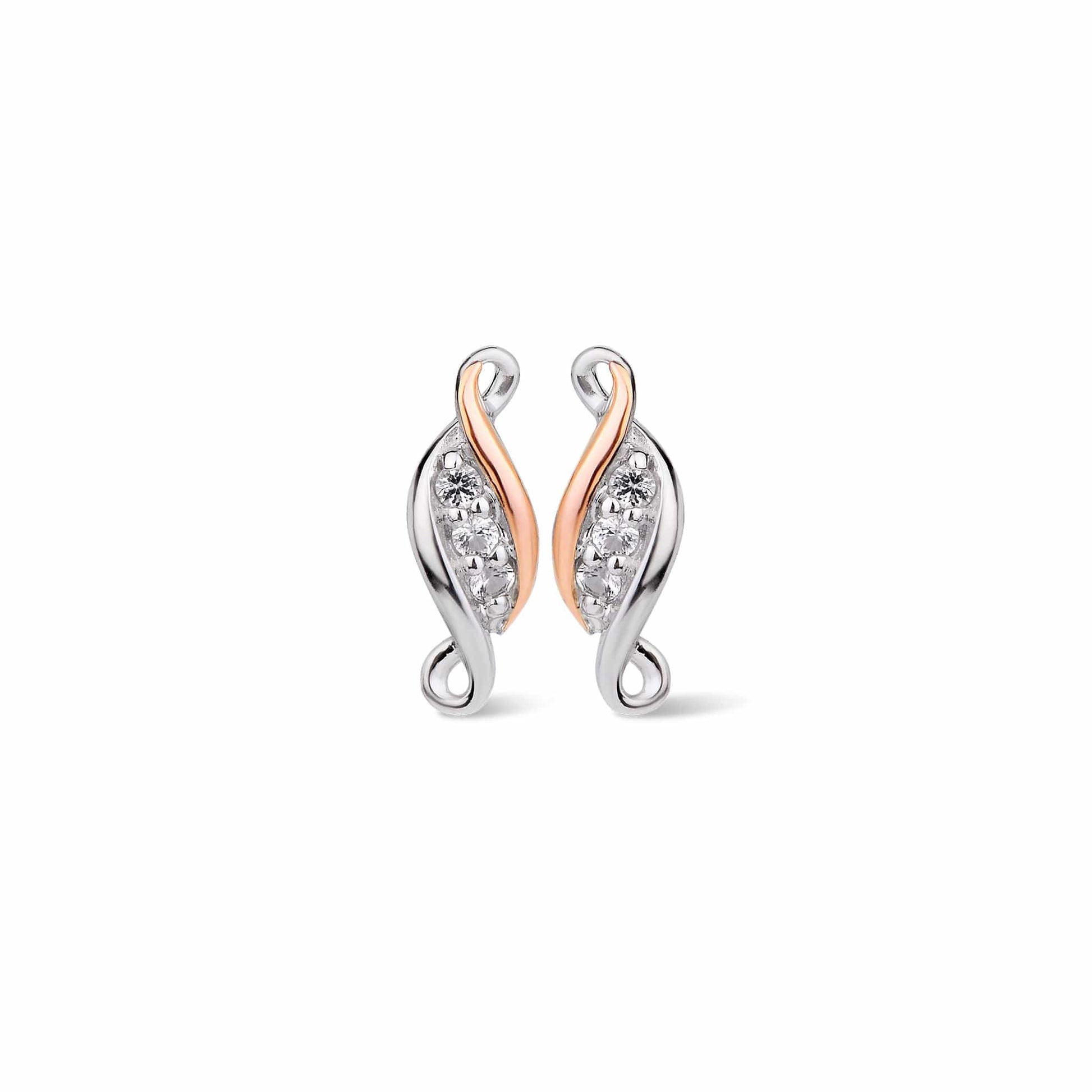 Past Present Future® Sterling Silver Earrings with Topaz