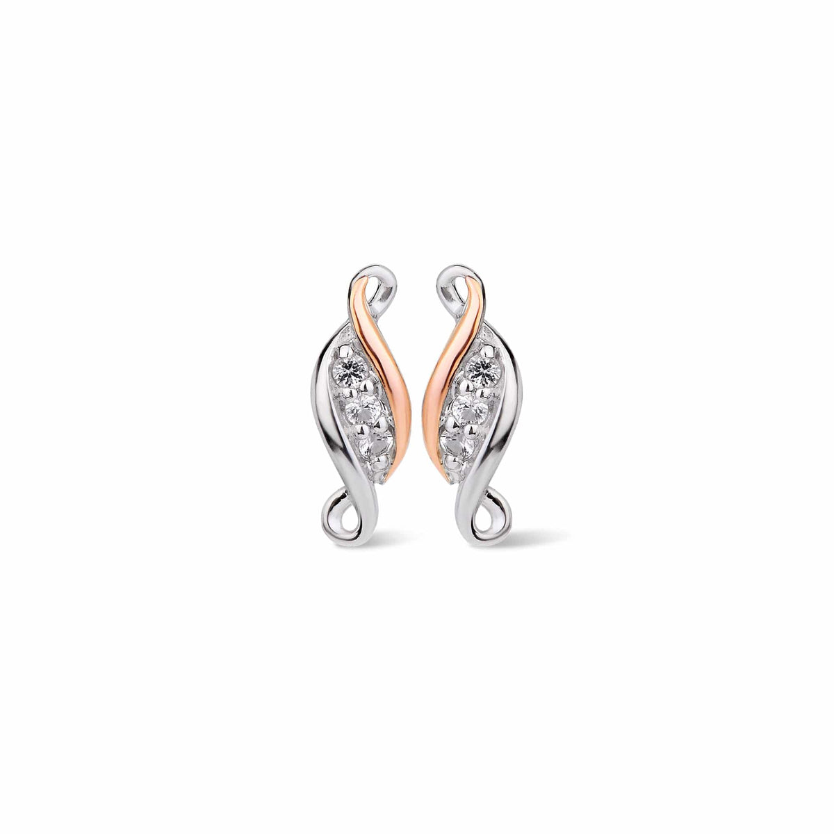 Past Present Future® Sterling Earrings Topaz