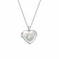 Paw Prints Sterling Silver Locket with Swarovski® Zirconia