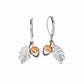 Royal Clogau® Sterling Silver Oak Leaf Earrings
