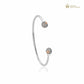 Tudor Court Silver and Pearl Bangle