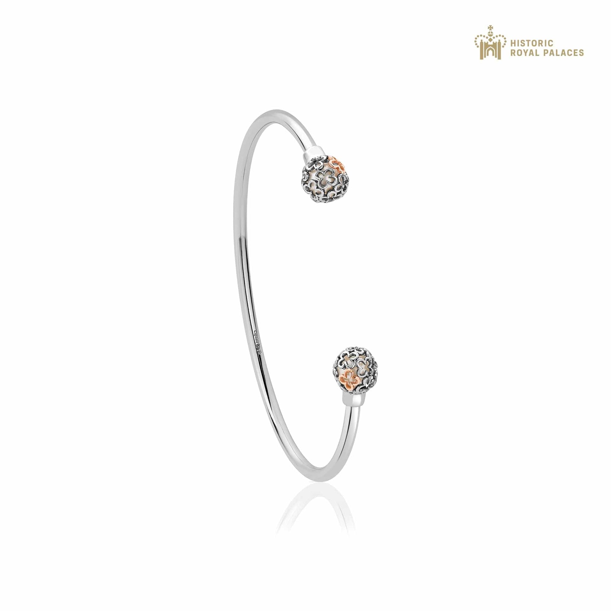 Tudor Court Silver and Pearl Bangle
