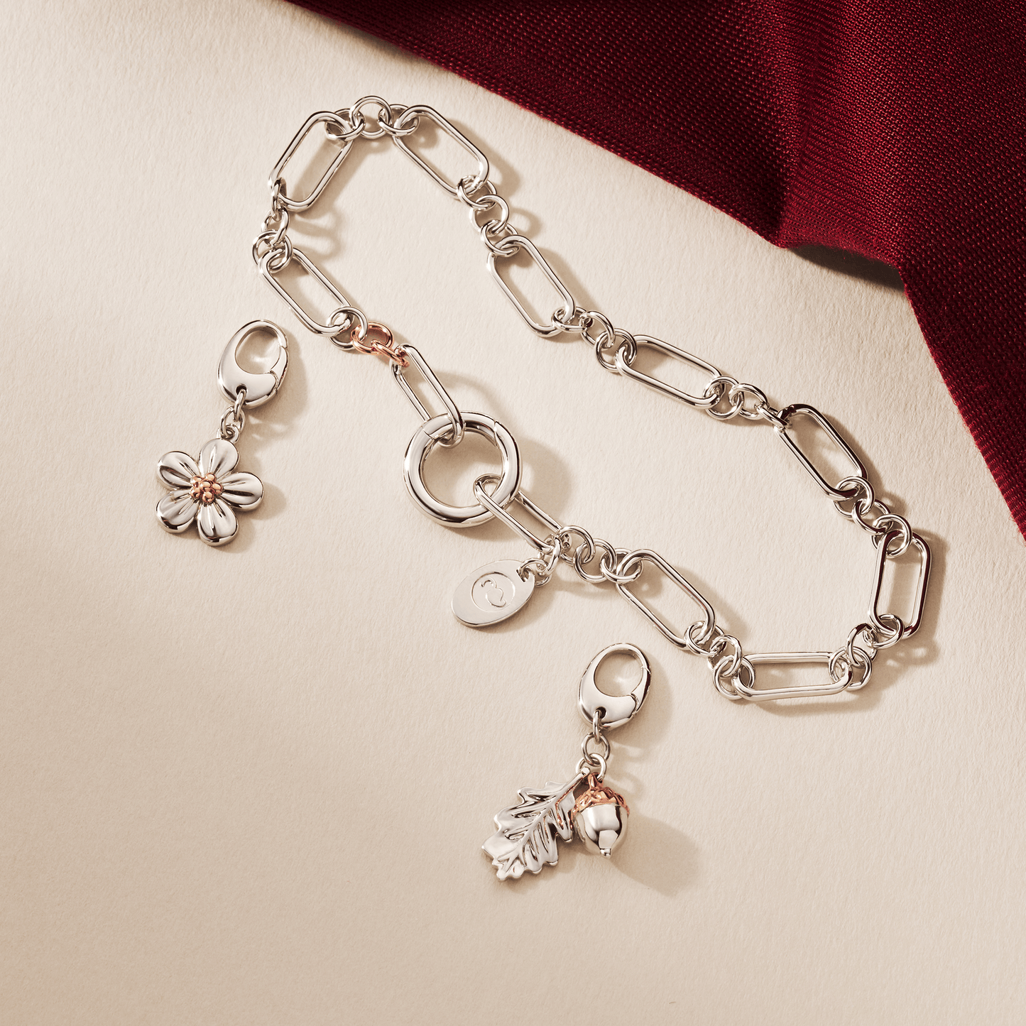 Insignia Sterling Silver Forget-Me-Not Charm