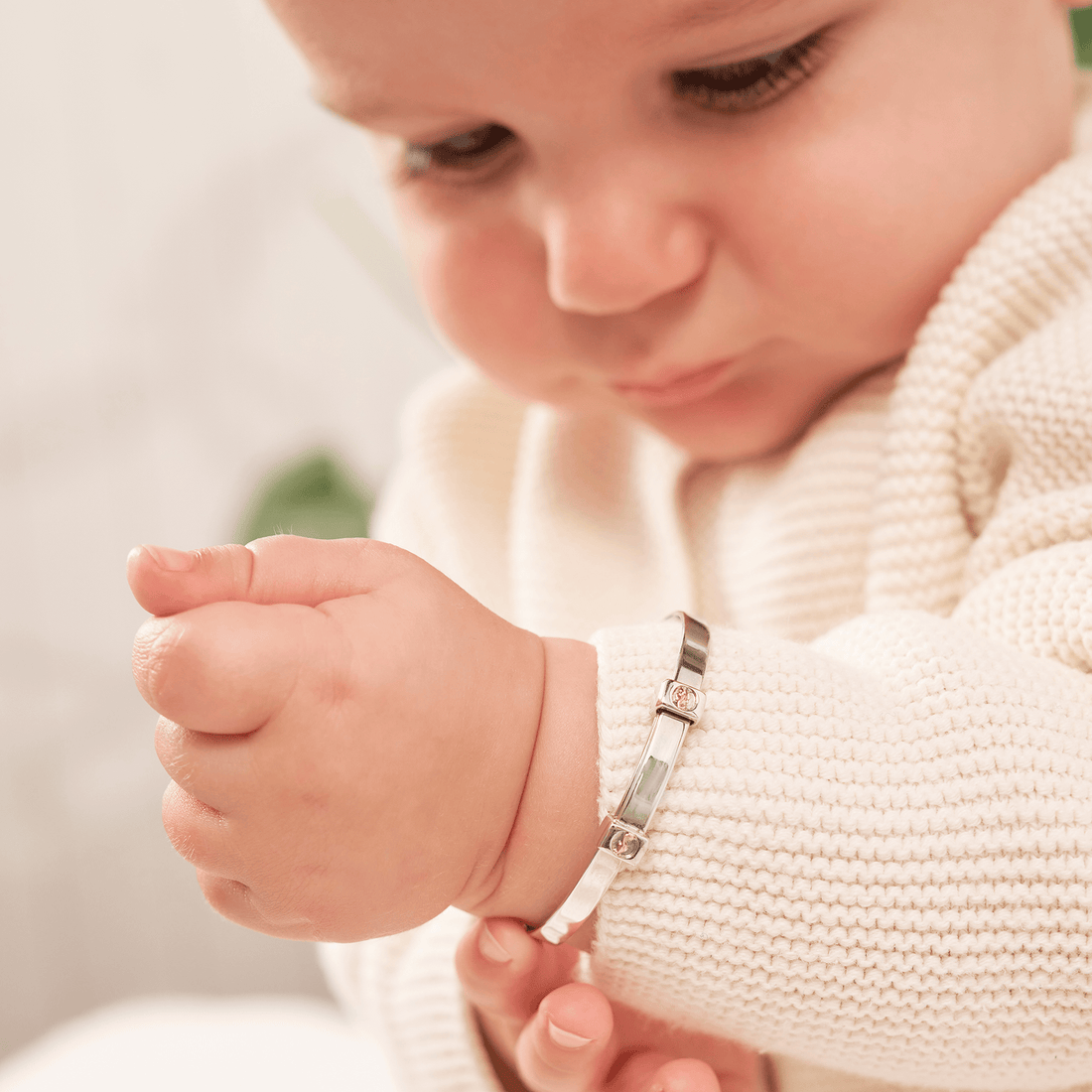 Insignia Sterling Silver Baby Bangle – Clogau