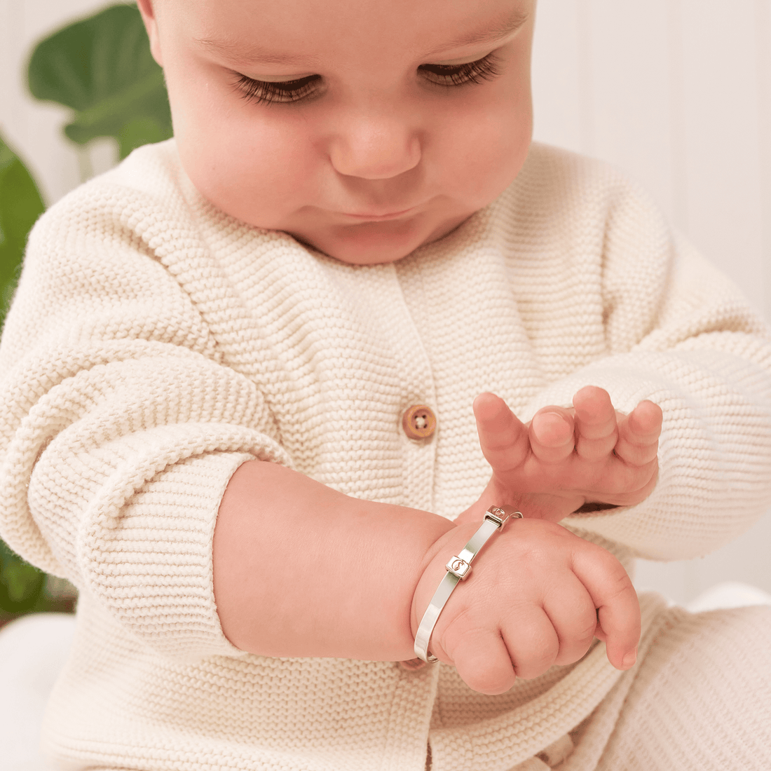 Insignia Sterling Silver Baby Bangle – Clogau