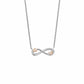 Tree of Life® Sterling Silver Infinity Necklace with Topaz