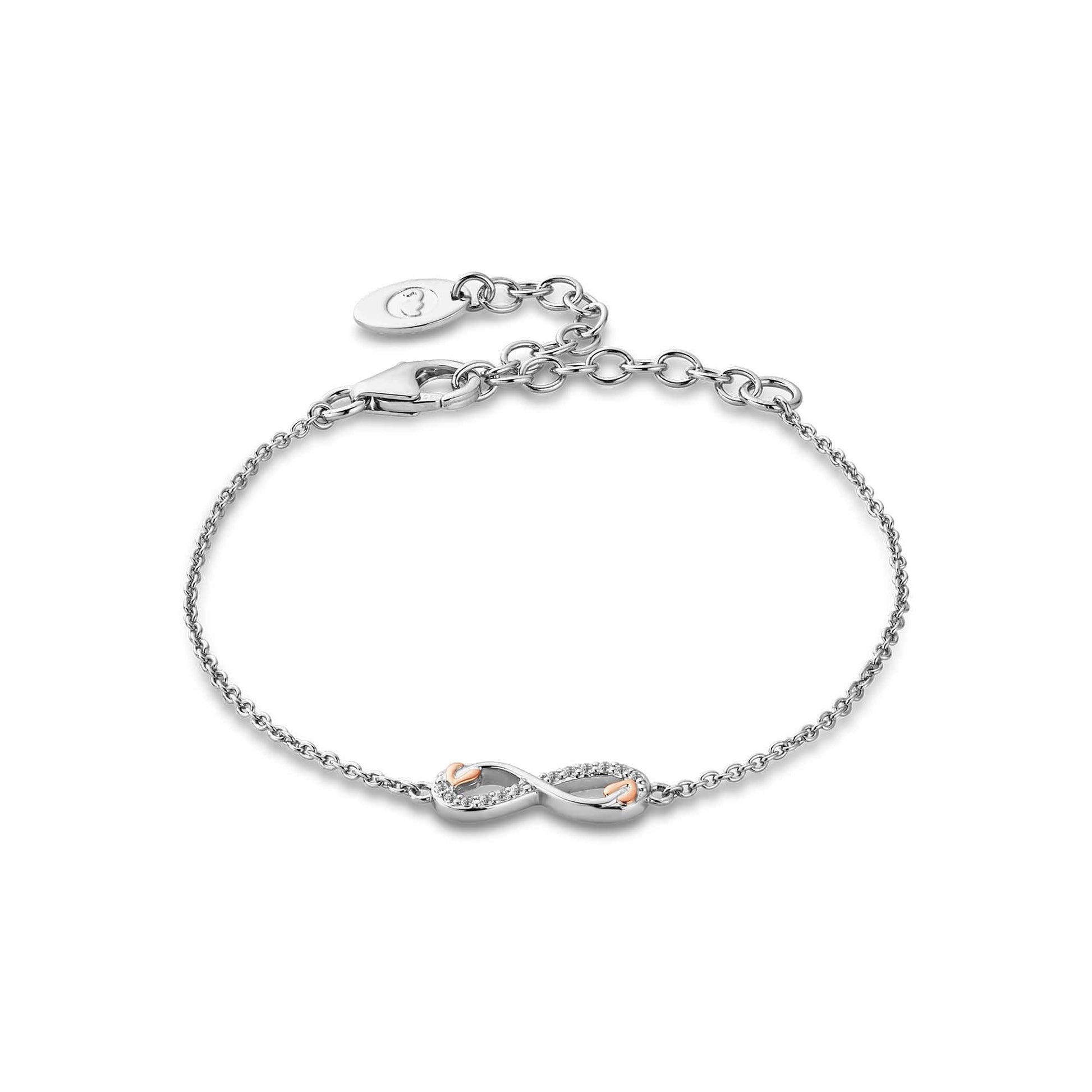 Tree of Life® Sterling Silver Infinity Bracelet with Topaz