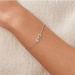 Tree of Life® Sterling Silver Infinity Bracelet with Topaz