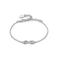 Tree of Life® Sterling Silver Infinity Bracelet with Swarovski® Zirconia