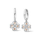 Tree of Life® Sterling Silver Heart Drop-Hoop Earrings