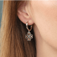 Tree of Life® Sterling Silver Heart Drop-Hoop Earrings