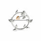 Tree of Life® Sterling Silver Vine Brooch with Swarovski® Zirconia
