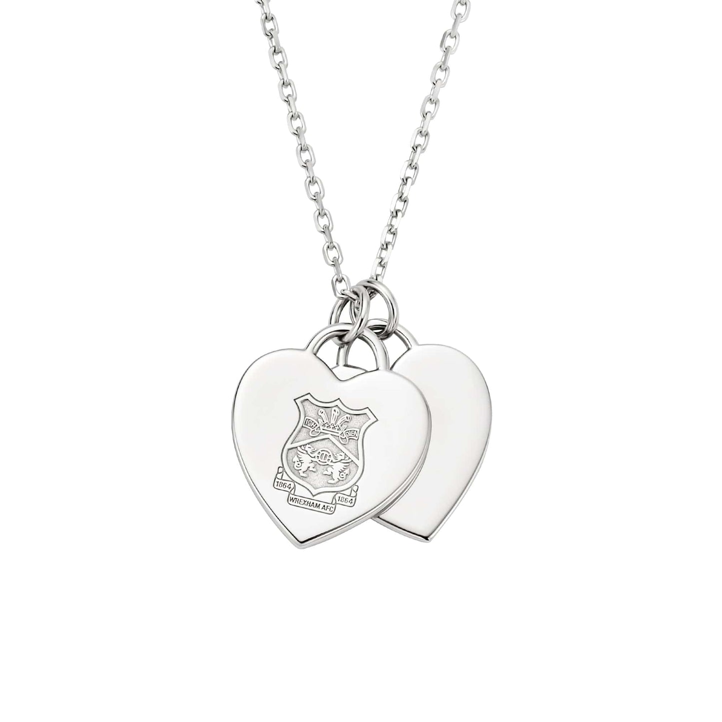 Wrexham AFC Sterling Silver Heart Pendant