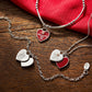 Wrexham AFC Sterling Silver Heart Pendant