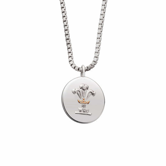 WRU Sterling Silver Welsh Dragon Pendant