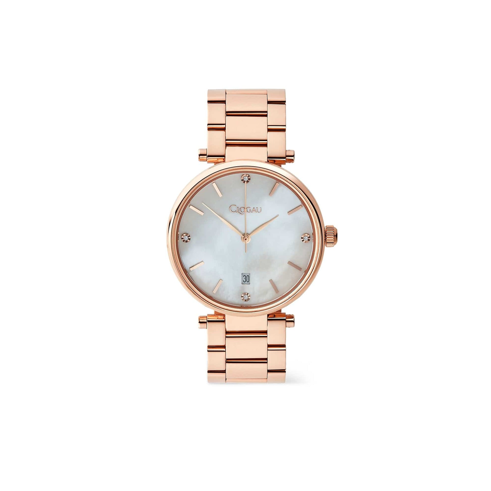 Celyn Rose Gold-Tone Diamond Watch – Clogau1