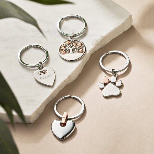 Paw Prints Keyring