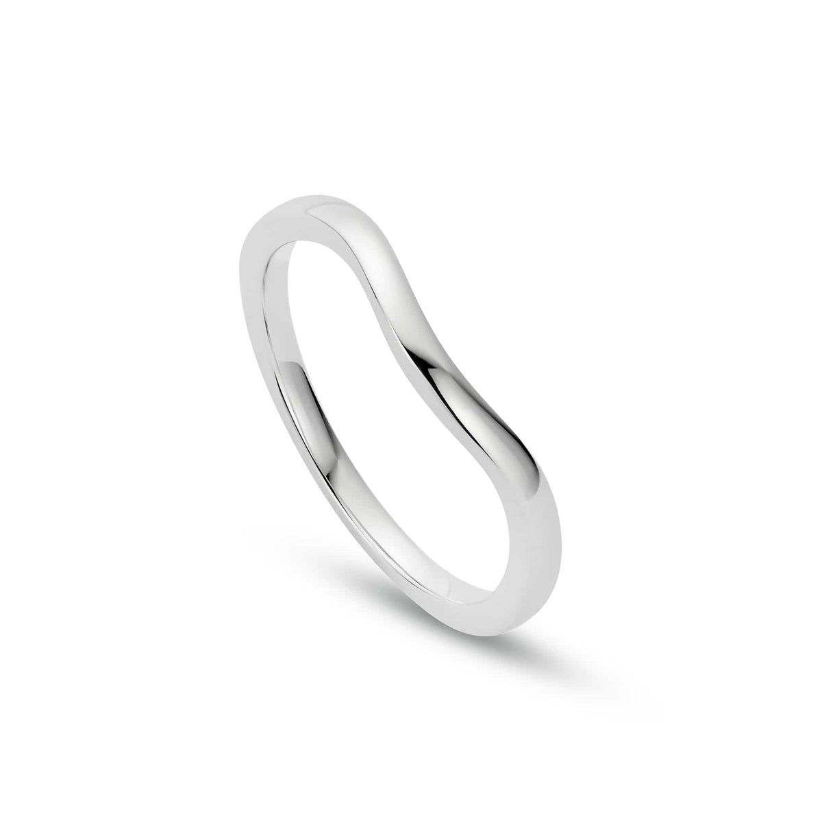 18ct White Gold Cariad Wedding Ring