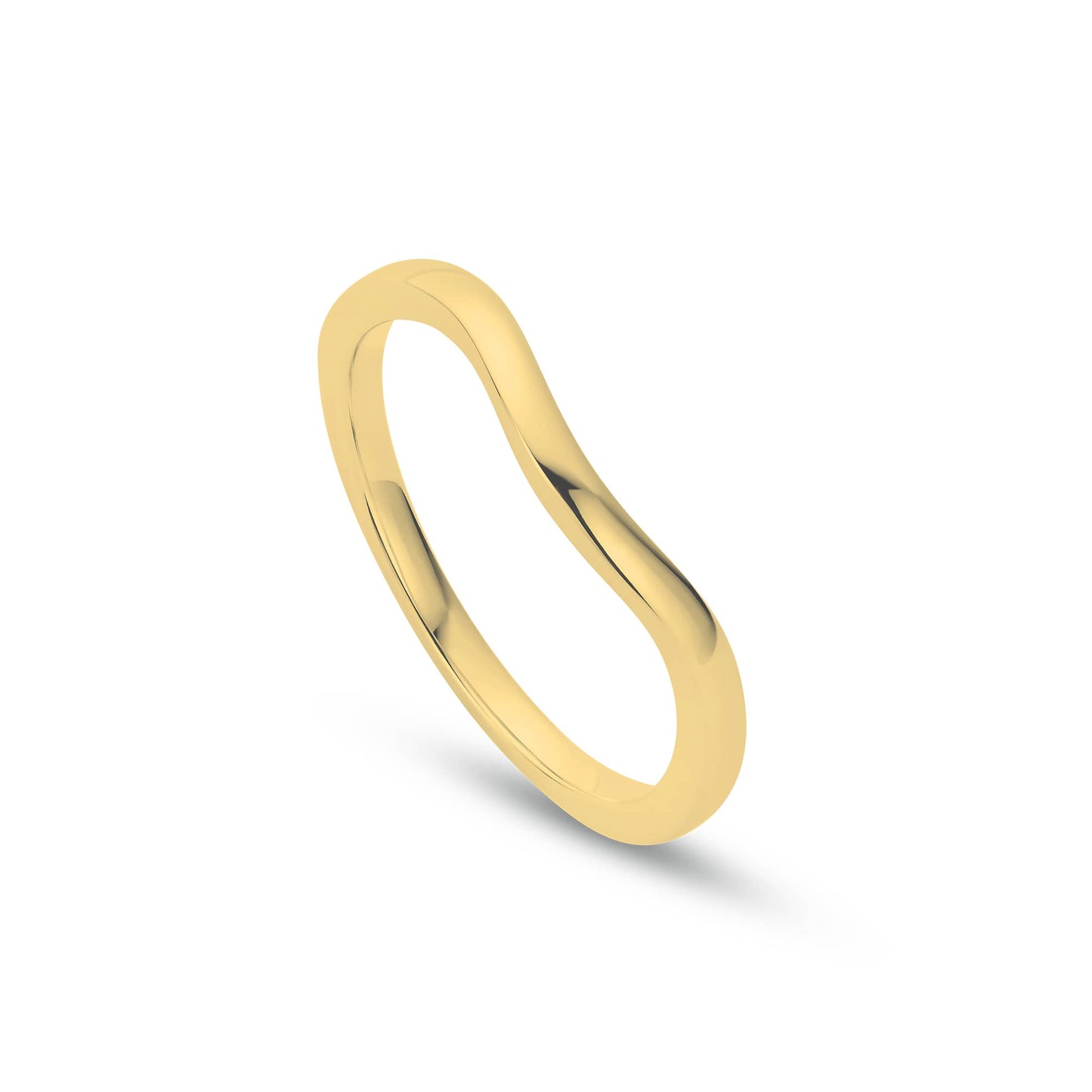 18ct Yellow Gold Cariad Wedding Ring