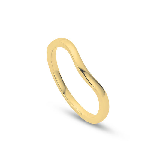 9ct Yellow Gold Cariad Wedding Ring
