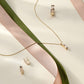 Cariad® Sparkle Gold and Diamond Half-Hoop Earrings