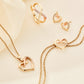 Forever Yours 9ct Solid Gold Kiss Stud Earrings with Diamonds