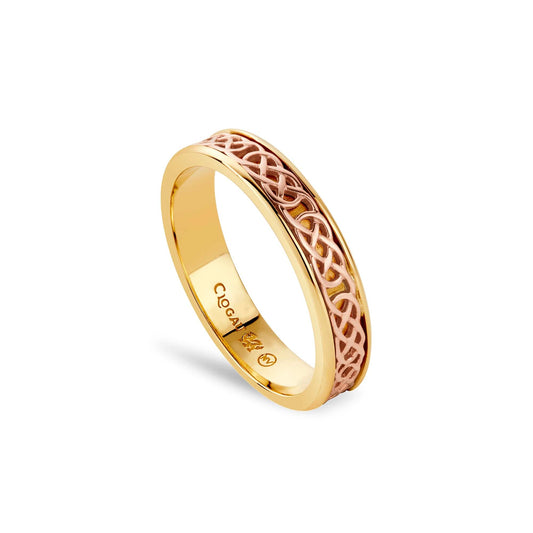 Royal Clogau® 9ct Solid Gold Annwyl Slim Channel Ring