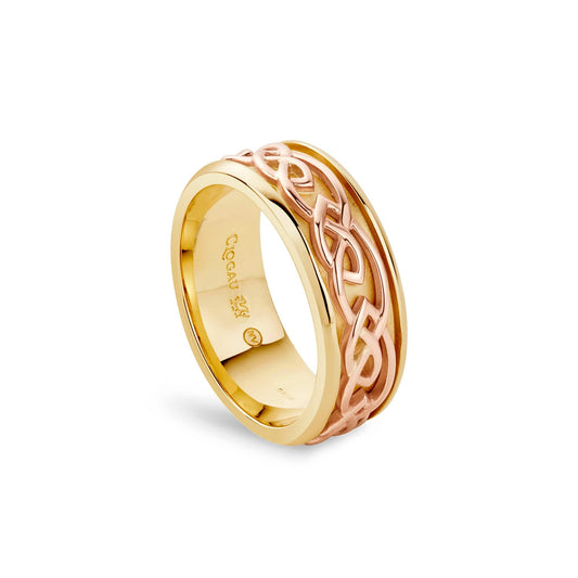 Royal Clogau® 9ct Solid Gold Annwyl Wide Channel Ring
