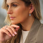 Royal Clogau® Sterling Silver Gateways Stud Earrings with Swiss Blue Topaz