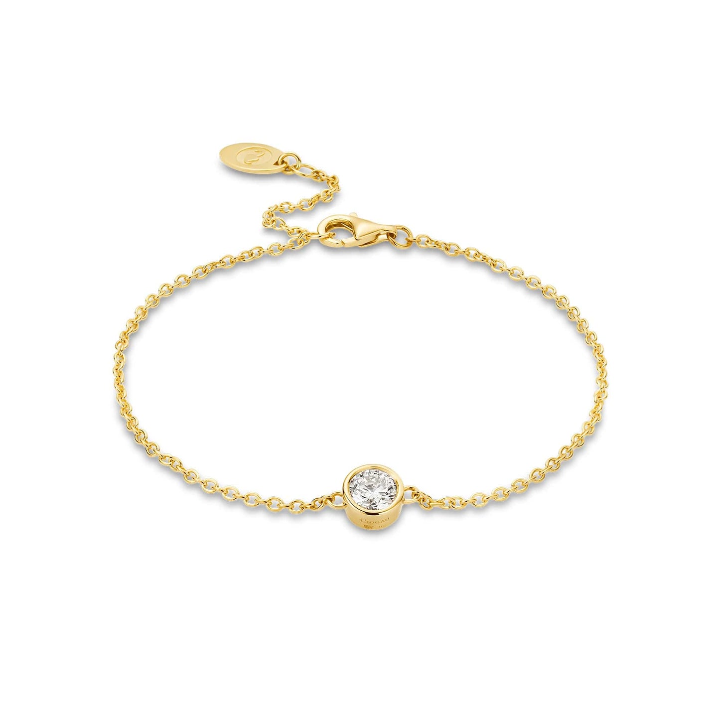 Clogau® Celebration 9ct Solid Gold Bracelet with 0.5ct Lab-Grown Diamond