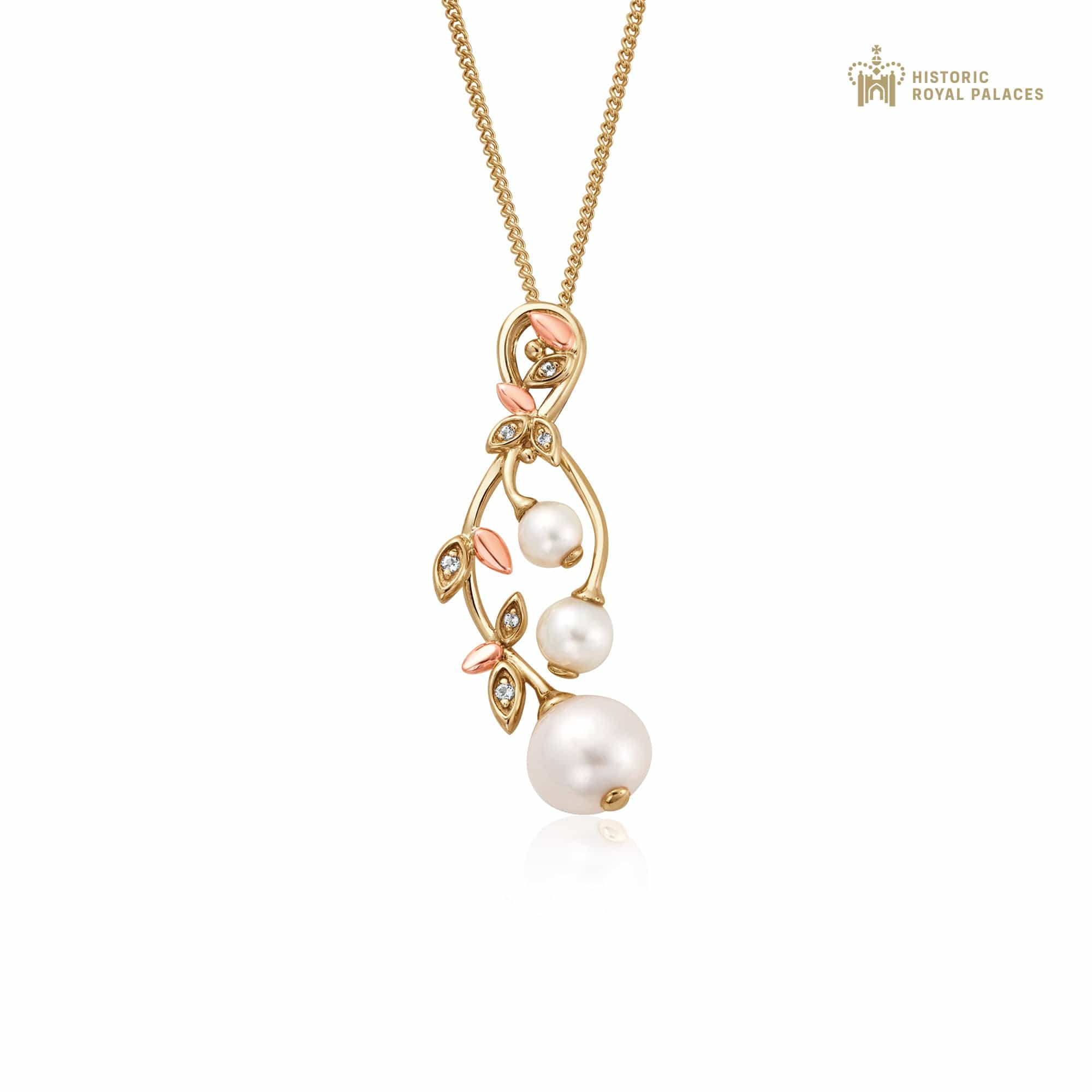 Diamond stud deals necklace gold