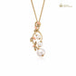 Lily of the Valley Gold, Diamond and Pearl Pendant