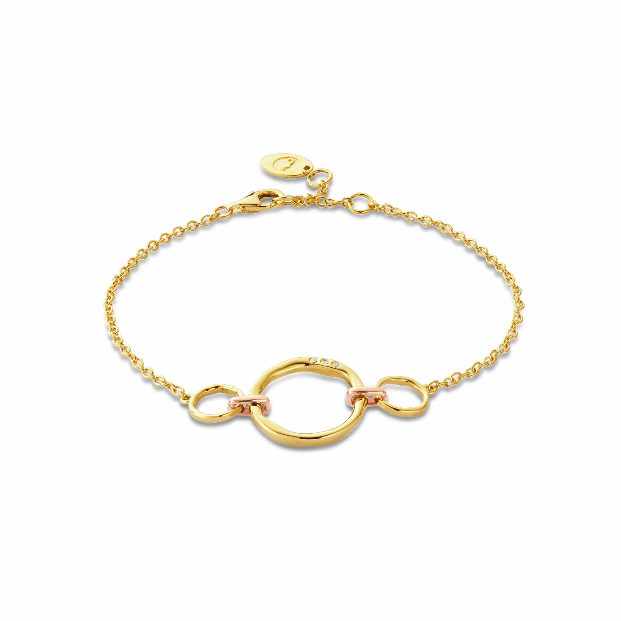 Guess Lovely Heart Bracelet in Rose – Cherry Soda Jewellery